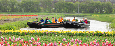 Bootfahrt durch das Blumengebiet 